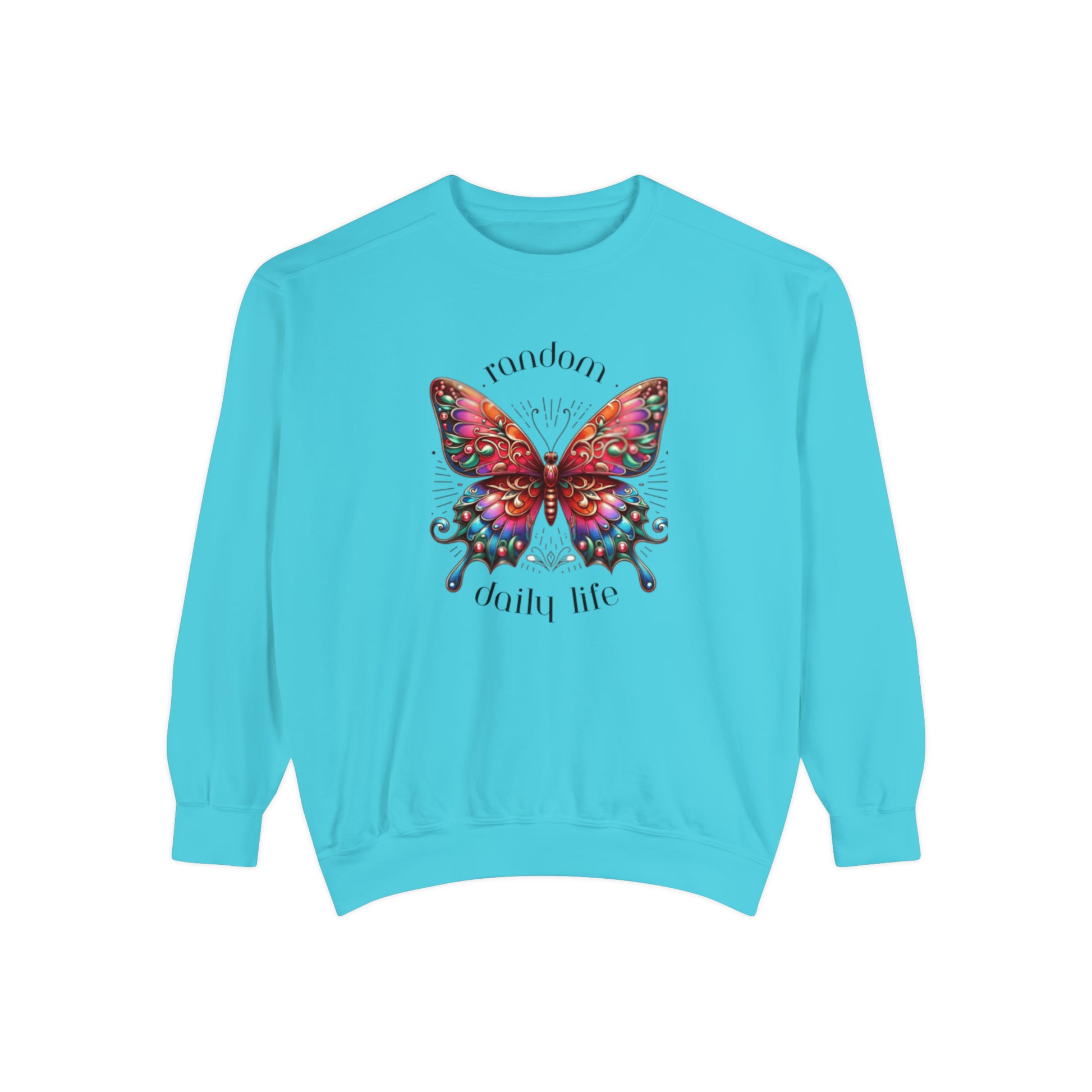 Random Daily Life ( Beautiful Butterfly) - Unisex Garment-Dyed Sweatshirt