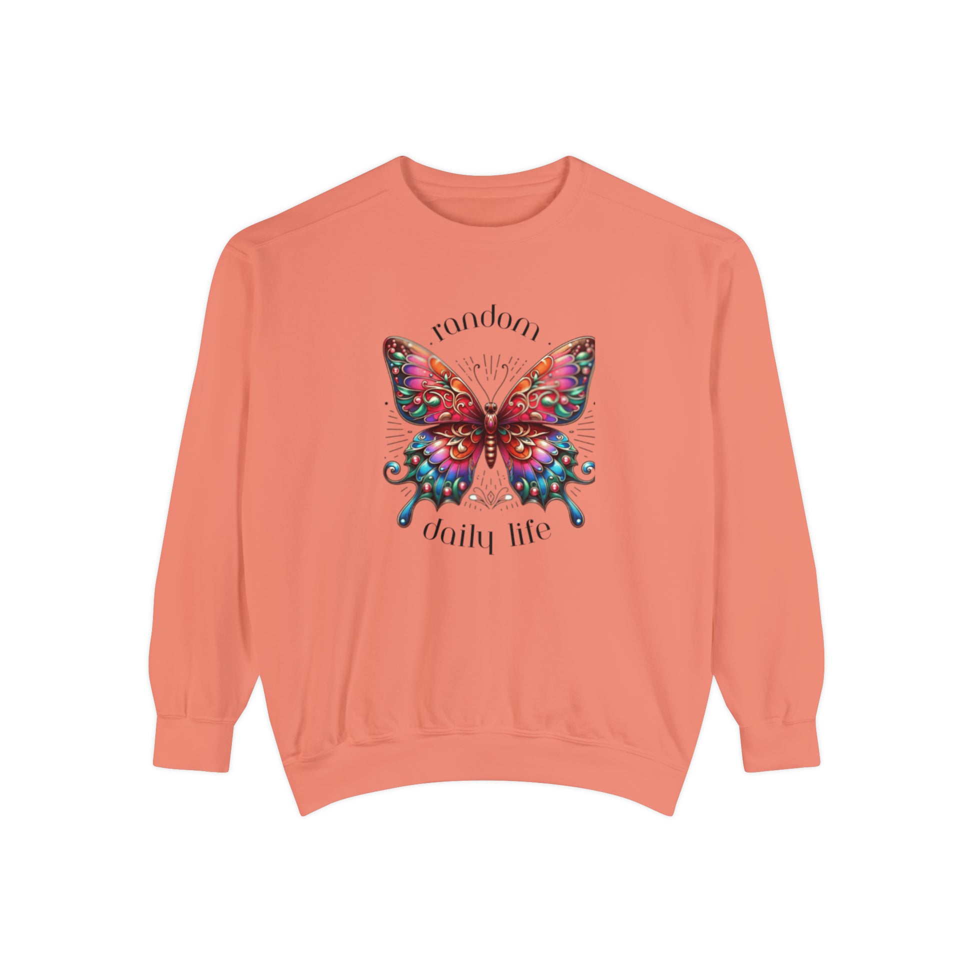 Random Daily Life ( Beautiful Butterfly) - Unisex Garment-Dyed Sweatshirt