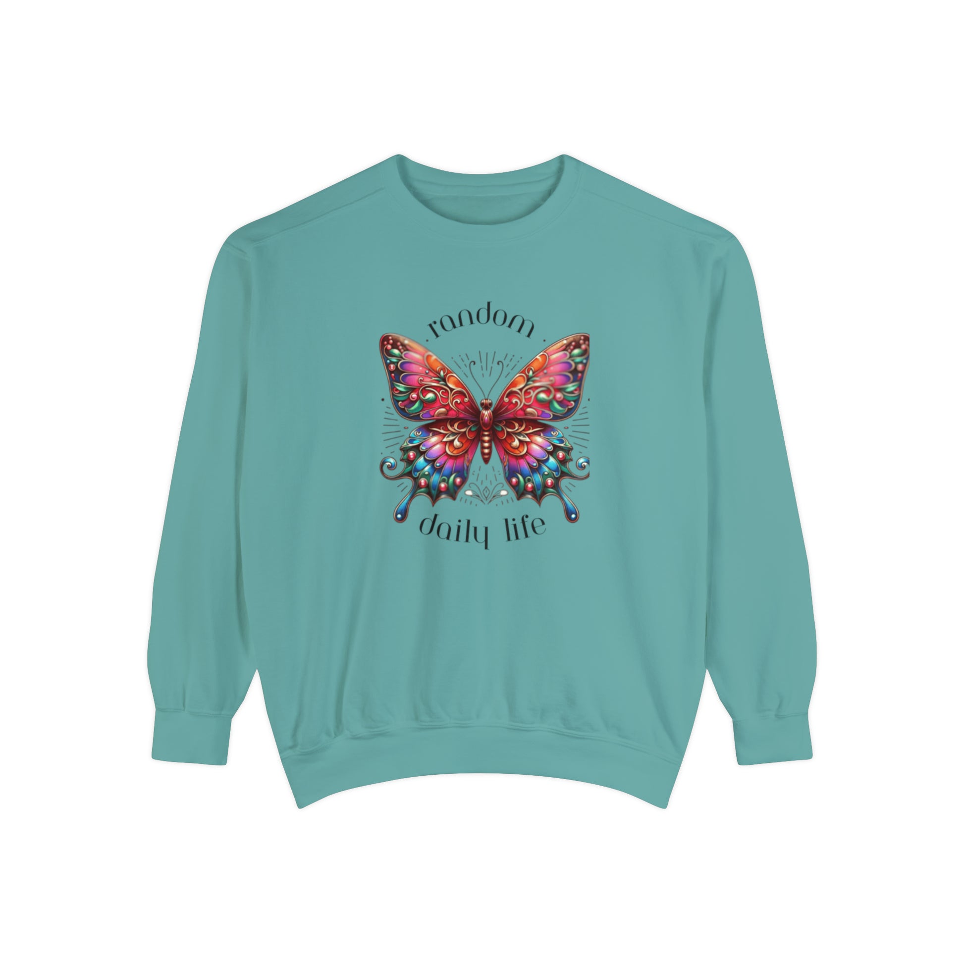 Random Daily Life ( Beautiful Butterfly) - Unisex Garment-Dyed Sweatshirt