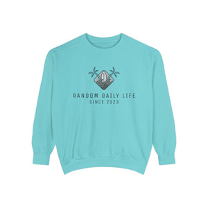 Embrace The Random - Discover The Extraordinary - Unisex Garment-Dyed Sweatshirt