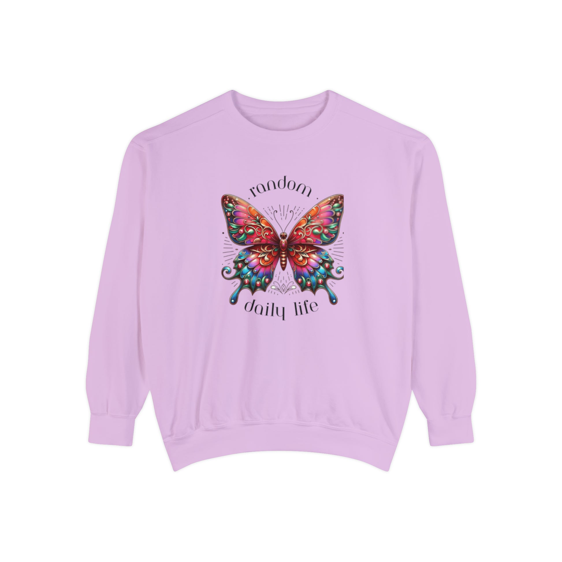 Random Daily Life ( Beautiful Butterfly) - Unisex Garment-Dyed Sweatshirt