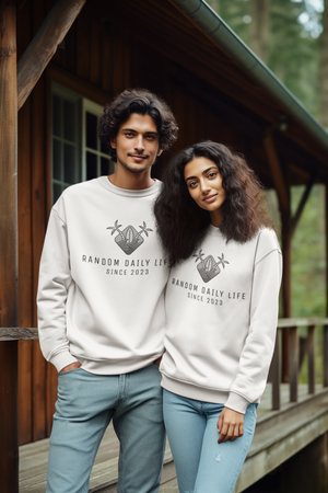 Embrace The Random - Discover The Extraordinary - Unisex Garment-Dyed Sweatshirt