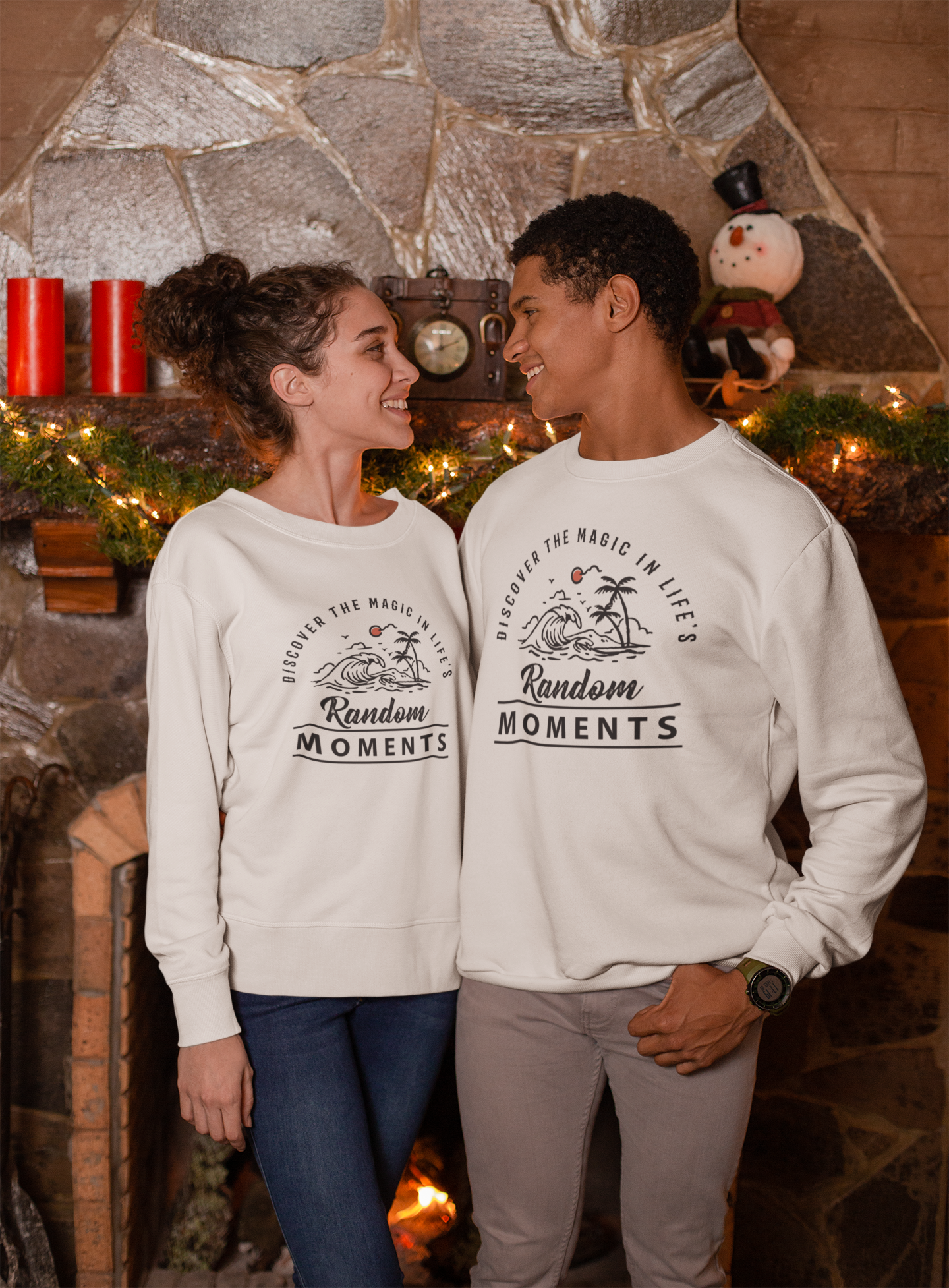 Discover The Magic In Life's Random Moments - Unisex Garment-Dyed Sweatshirt