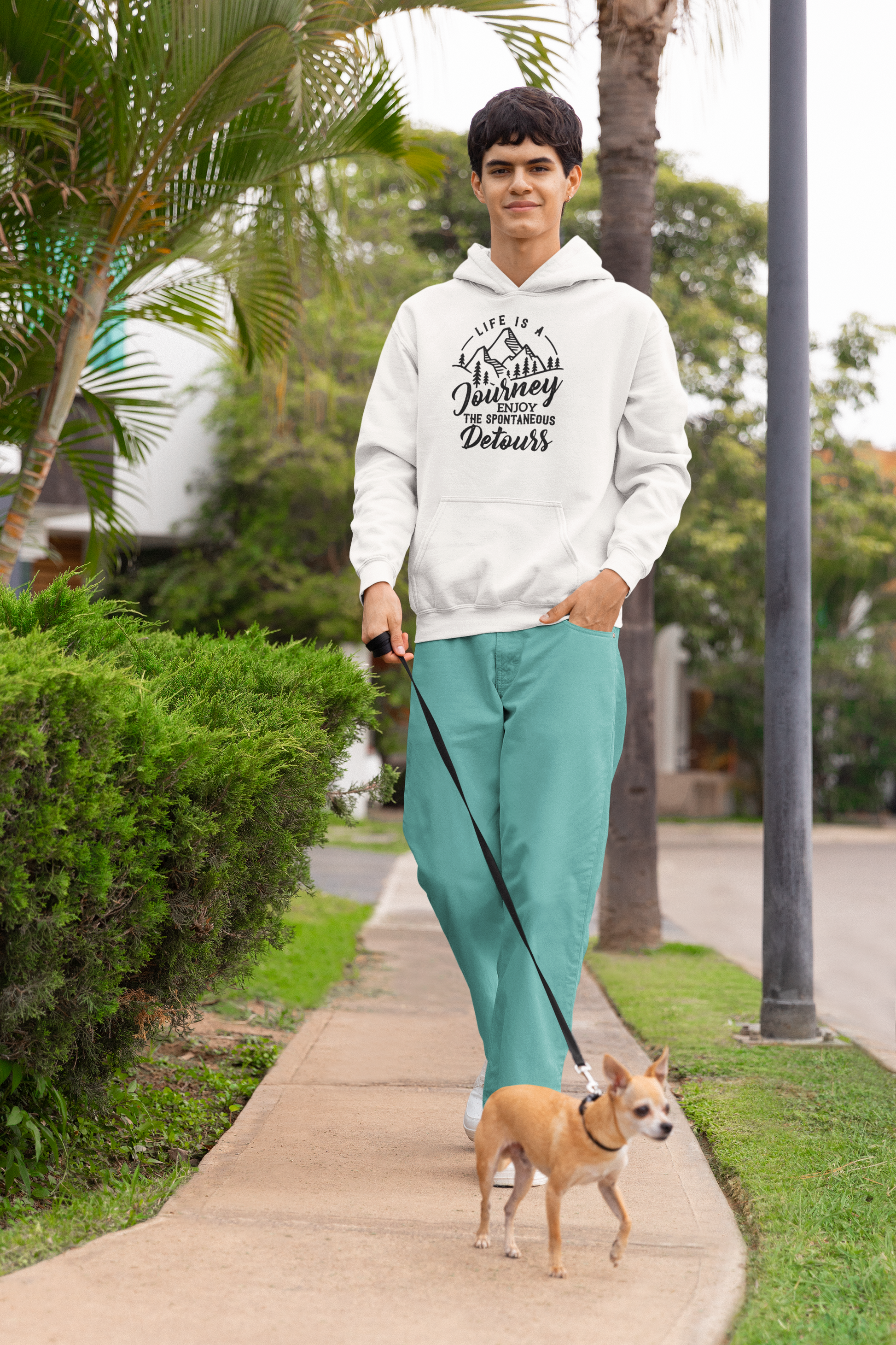 Life Is A Journey Enjoy, The Spontaneous Detours - Unisex Hoodie
