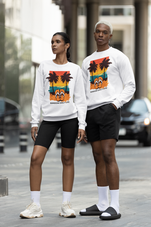 Random Daily Life ( Sunset Beach) - Unisex Garment-Dyed Sweatshirt