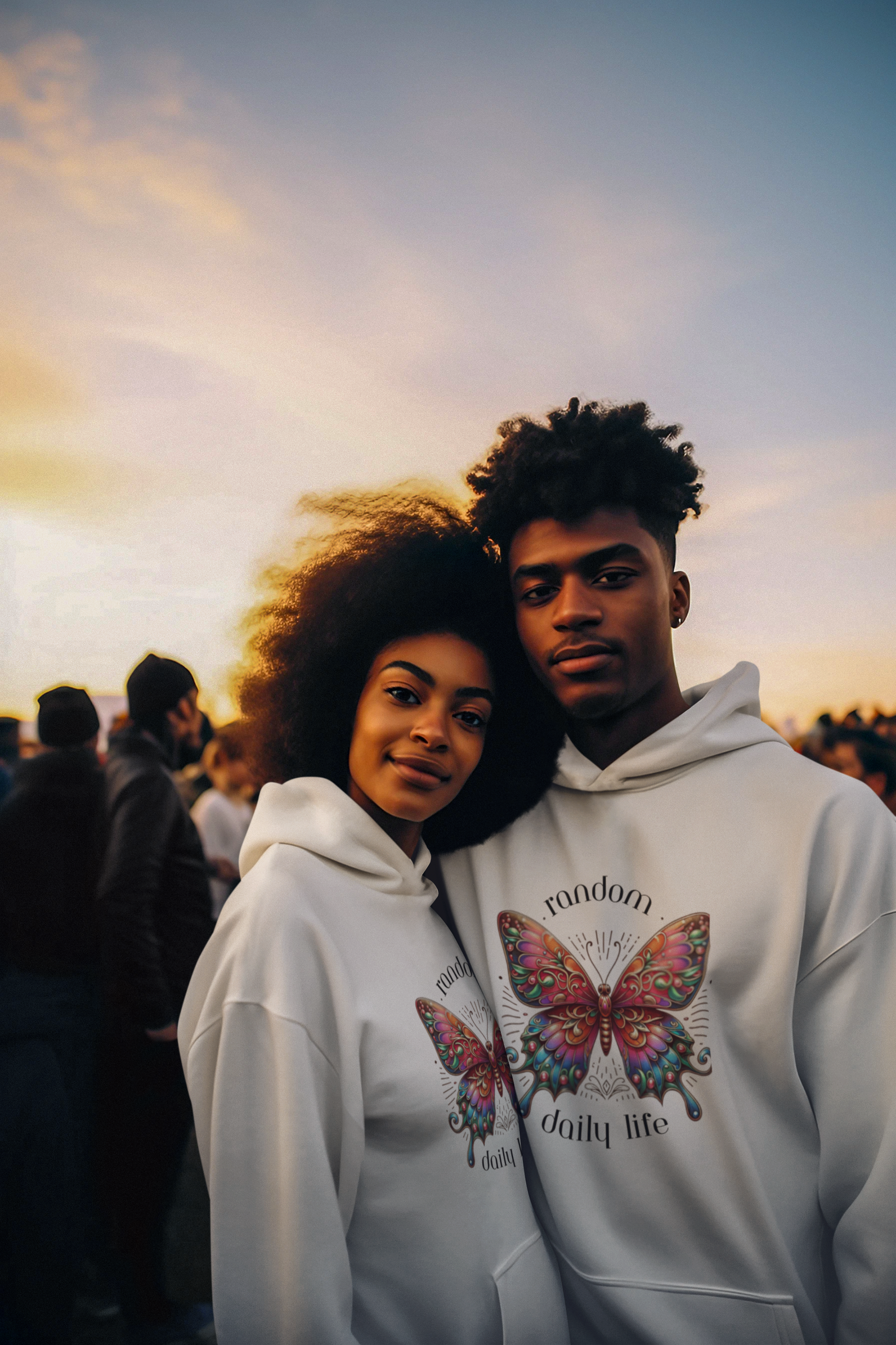 Random Daily Life ( Beautiful Butterfly)  - Unisex Hoodie