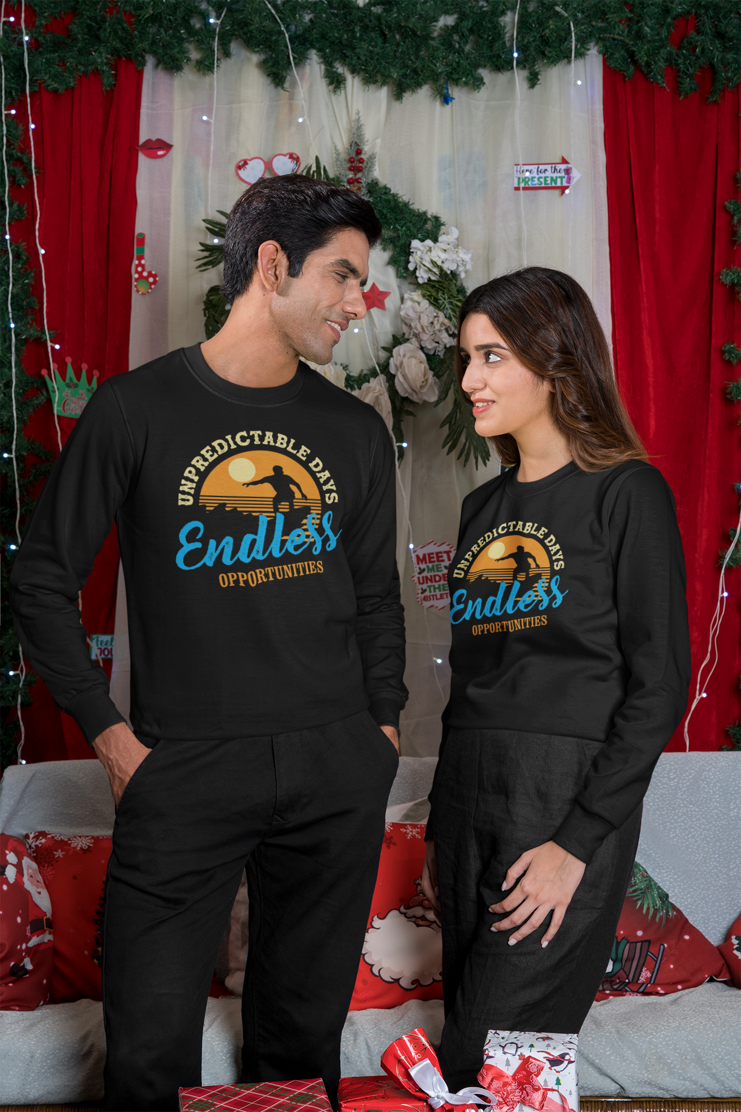Unpredictable Days, Endless opportunities - Unisex Garment-Dyed Sweatshirt
