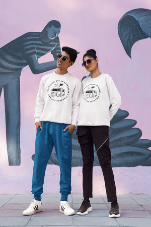 Make Everyday An Adventure Live Life Randomly - Unisex Garment-Dyed Sweatshirt