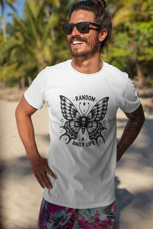 Random Daily Life ( Black Butterfly ) - Unisex Tee