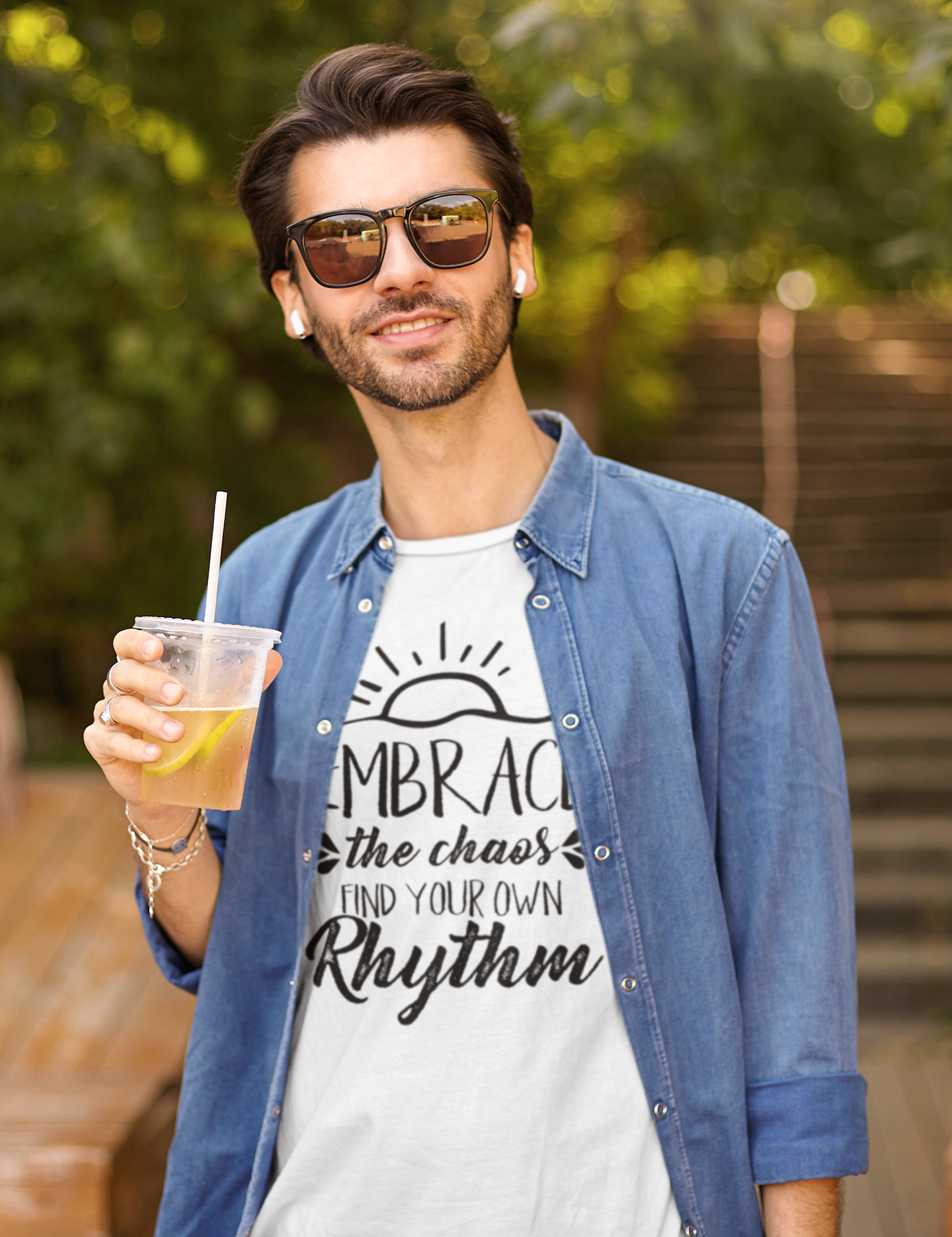 Embrace The Chaos, Find Your Own Rhythm - Unisex Tee