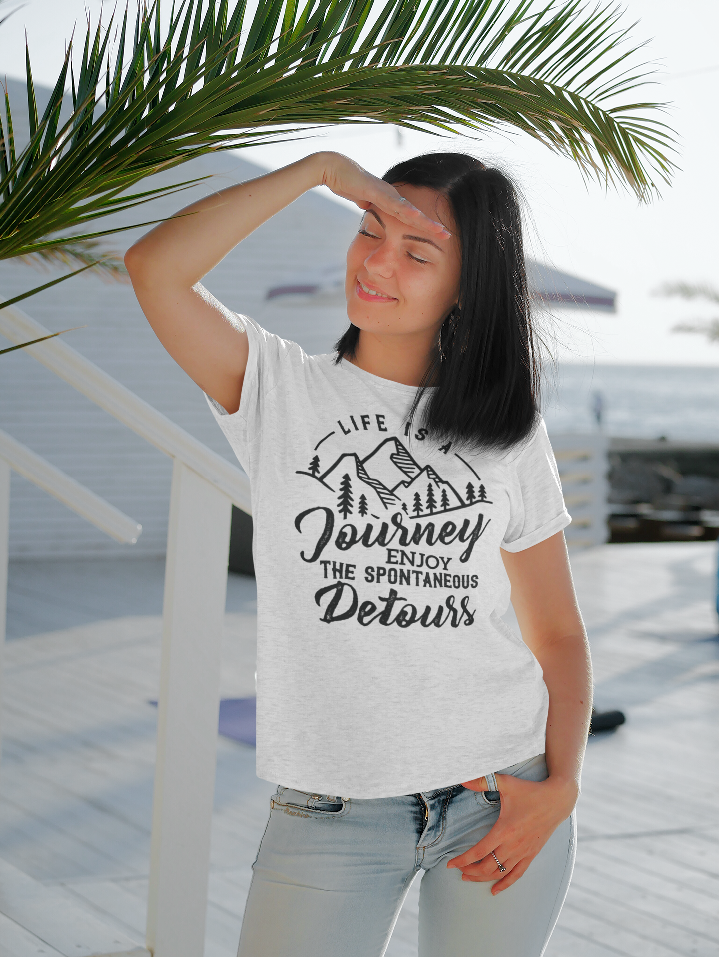 Life Is A Journey Enjoy, The Spontaneous Detours - Unisex Tee