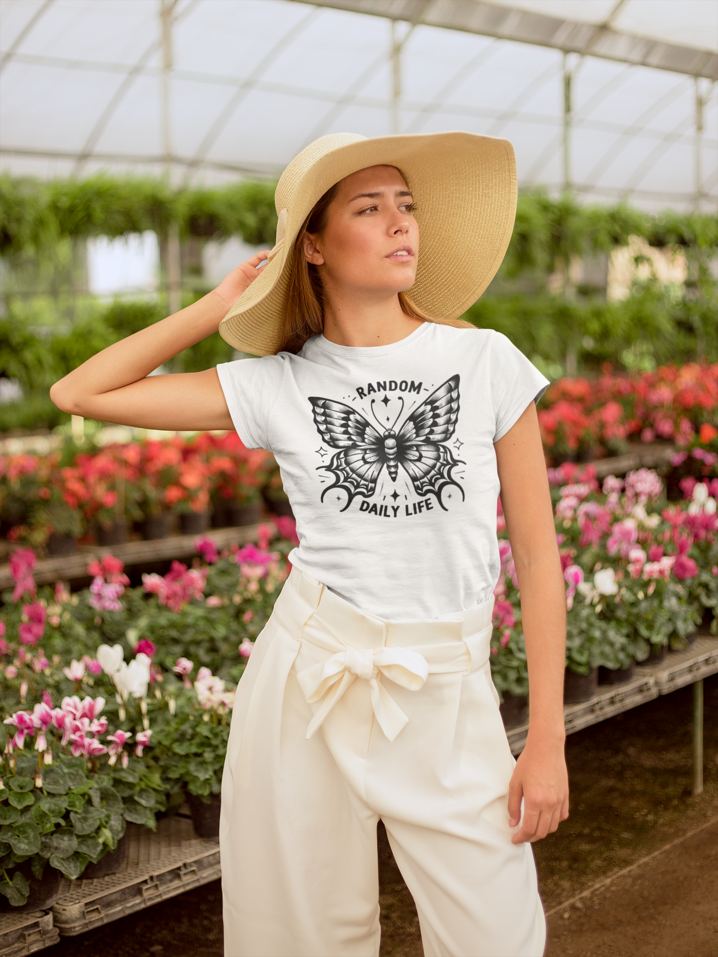 Random Daily Life ( Black Butterfly ) - Unisex Tee