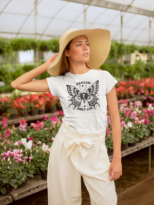 Random Daily Life ( Black Butterfly ) - Unisex Tee